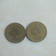 uang koin Rp. 500 bunga melati