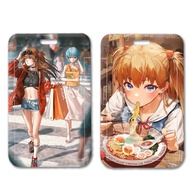 EVA card holder with lanyard student campus card cover office card holder, customized card case