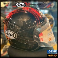 ARAI VZ RAM Harada Tour Black Open Face Jet Helmet 100% Original From Authorized Dealer