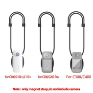 Magnet Magnetic Type Camera Neck Sling Wrist Strap/Suspensio Portable Rope for SJCAM C400 pocket/C10
