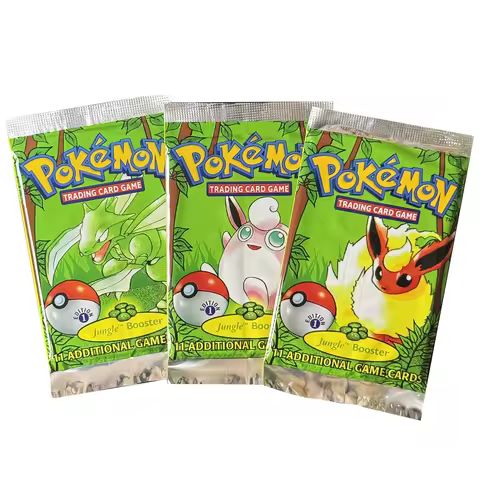 Pokemon Proxy Cards Jungle Booster Pack 1st Edition 11cards/pack Flareon Scyther Wigglytuff Bag TCG 