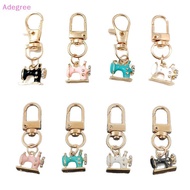 Adegree 4pcs Mini Sewing Machine Keychains – A  Of Memory & Meaning, Vintage Miniature Enamel Metal 