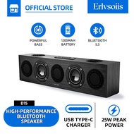 Erlvsoiis High-Performance Bluetooth Speaker, 25W Peak Power, 10H Battery Life, Bluetooth 5.3, Bass