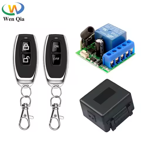 433mhz Rf Transmitter And Receiver Module DC 12v 1Channel Remote Control Switch Wireless Switch Remo