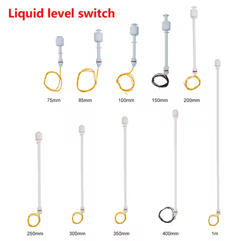 Water Level Float Switch Water Level Controller Liquid Level Sensor 52MM/75MM/85MM/100MM/150MM/200MM