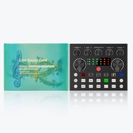 Bluetooth Audio USB External Soundcard Broadcast Mic V8S Sound Card Recording Ori Original Mixer Min