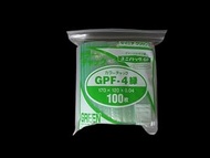 Made in Japan Corporation F-4 Polyethylene Bags with Zipper Unipack GP Color Chuck Green Lower Zippe