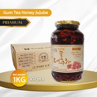 GOLD Gum Tea Honey Jujube 1kg x12 | Healthy Honey Tea Premium