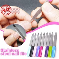 9.2cm Nail File 6 Colors Large Handle Nail File Double-sided Tool Products Nail Nail Nail B3g9