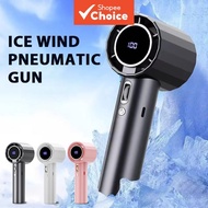 Handheld Turbo Fan, 6000mAh 100-Speed High-Speed Cooler Fan with Digital Display  Kipas Turbo Gengga