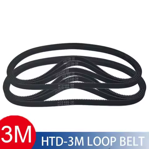 HTD 3M Timing Belt 699/708/711/720/732/738/750/753mm Width 8/10/12mm RubbeToothed Belt Closed Loop S