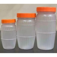 PLASTIC PEANUT BUTTER JAR SAUCE BOTTLE ATCHARA CONTAINER PICKLE BOTTLE JAR CANISTER BOTE