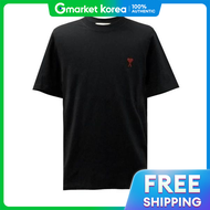 AMI | Ami Heart Embroidery Logo Jersey Short Sleeve T-Shirt