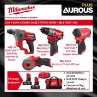 MILWAUKEE 100 YEARS COMBO (M12 FPP3F2-402B + M12 FCOT-0X)