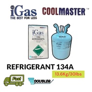 น้ำยาแอร์ R134a IGAS(13.6 กก) น้ำยาแอร์ R-134a i-Gas 13.6Kg น้ำยาแอร์รถยนต์ REFRIGERANT R134A i Gas 