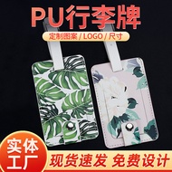 Straw Straw color printed airplane luggage plaques ca Creative color printed airplane luggage Tag Fl