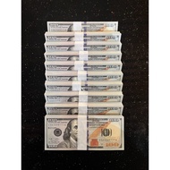 100Pcs Prop Money Full Print Stack for Movie TV Video Novelty and Photography stationery Letters and