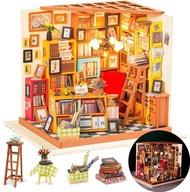 Rolife DIY Miniature Dollhouse- Sams Study  ร้านเบเกอรี่ บ้านตุ๊กตา DIY บ้านของจิ๋ว ประกอบง่าย ไม่ใช