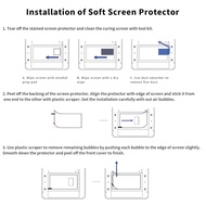 wsustore--For Photon Mono M7 Pro/M7 LCD 3D Printer Screen Protector Film5pcs 10.1inch 3D Printer Acc
