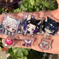Demon Slayer Tsuyuri Kanawo Uzui Tengen Iguro Obanai Keychain Anime Game Anime Manga Decorative Acce