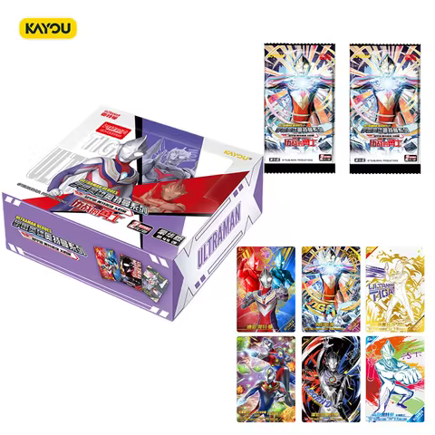 100% Genuine KAYOU Ultraman Deluxe Edition Wave 44 Booster Box Collectible Trading Cards Anime Chara