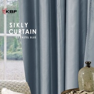kkbfcurtain G5 Blackout Curtain 260CM Height | Soft Silky Fabric | Hook / Ring Design