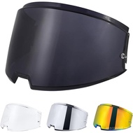 Helmet Visor for Advant FF906 Motorcycle Outer Face Shield Replacement Accessories (Chrome Red) P2LX