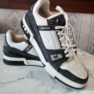Louis vuitton sneaker oreo shoes original sepatu pria authentic jam branded pria sepatu LV