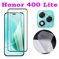 Black Edge Tempered Glass Screen Protector + Lens Protector + Back Protector, 3-In-1 Suitable For Ho