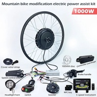 Electric Bike kit with ebike electric bicycle kit 20 26'' 27.5 700C 1000W Front Rear Electric Wheel 