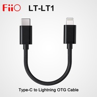 Fiio LT-LT1 Type-C to Lighting OTG Cable for iOS Connect DAC / AMP BTR3K BTR5 Q3 K3 etc.