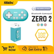 8BitDo Zero 2 Bluetooth Gamepad Mini Controller Compatible for Nintendo Switch PC Windows Android ma