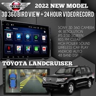 LAND CRUISER LC100 / VX100 3D 360 BIRD VIEW CAMERA + DVR VIDEO RECORDER CAR ANDROID PLAYER