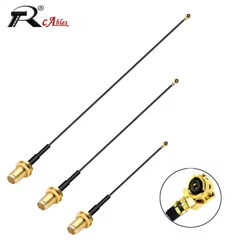 1PC Ufl U.FL MHF Female to RP SMA Male RG1.13MM 0.81MM Pigtail Extension MHF RF Coaxial Cable for WI
