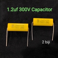 2 biji 1.2uf 300Vac Capacitor pcb board capacitor ceiling fan pcb board capacitor alpha