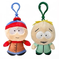 Cute Anime South Park Stan Bullsitoy Plush Keychain Bag Clip Chains Keyholder Stuffed Toy Doll