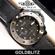 Balmer 7994G-BK-4  Black Leather Band Stainless Steel MECHANICAL Watch