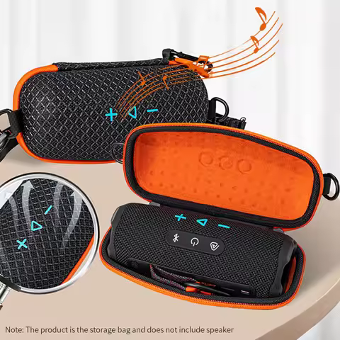 for JBL FLIP 7 Portable Speaker Bag Flip7 Sound Permeable Bag Outdoors Travel Carrying Transparent C