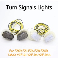 For Yamaha FZ09 FZ1 FZ6 FZ8 FZ6R TMAX YZFR1 YZFR6 YZFR6S FZ 09 6R Motorcycle Turn Signals Lights YZF