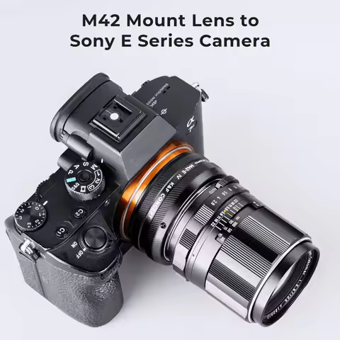 K&F CONCEPT Camera Lens Adapter for M42 Mount Lens to Sony E NEX Canon EF EOS R EOS M Nikon F Z Fuji