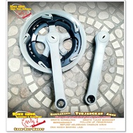 2-Tier Iron Bike CRANK 34T-42T 165mm MTB BMX Bike Gear