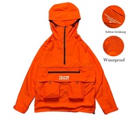 3SONS Parachute Material Cagoule Outdoor Jacket for Men and Women