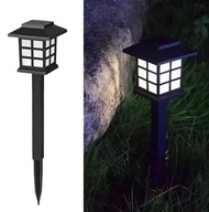 Lampu taman tenaga surya Lampu Rumput Luar Ruangan Tenaga Surya Lampu LED Taman Lampu Hias Taman Hal