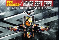 Decals Sticker Motorcycle Decals for Honda Beat 110 Carburator type042