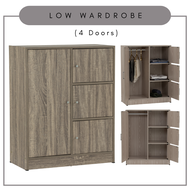 [PARENT'S DAY] ALiST - OXFORD Low Wardrobe / Low Cupboard / Low Cabinet / Children Cabinet / Almari Baju Rendah / Cloth Cabinet / Bedroom Kabinet / Kabinet Baju / Almari Baju Kanak-Kanak / Almari Bilik / 衣橱 / 衣柜