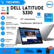 Dell Latitude 5330 i5-1235U 12th Gen 16GB RAM 1TB NVMe SSD Touchscreen 360° Convertible (2-in-1) Off