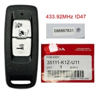 Motorcycle Remote Control Key For Honda PCX160 2021-2023 433.92MHz ID47 Chip FCC ID 35111-K1Z-U11 35