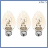 3pcs Retro E12 Lamps Bulbs Decorative LED Bulbs Light Bulbs For Night Lights Dimmable Clear Lamps Bu