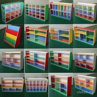 Bookcase Kindergarten Schoolbag Cabinet Combination Storage Rack Fireproof Board Partition Cabinet T