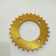 SSS 415 ALLOY GOLD SPROCKET YAMAHA LAGENDA110, 135LC, RXZ , Y15 yang modify hub spocket 4 lubang